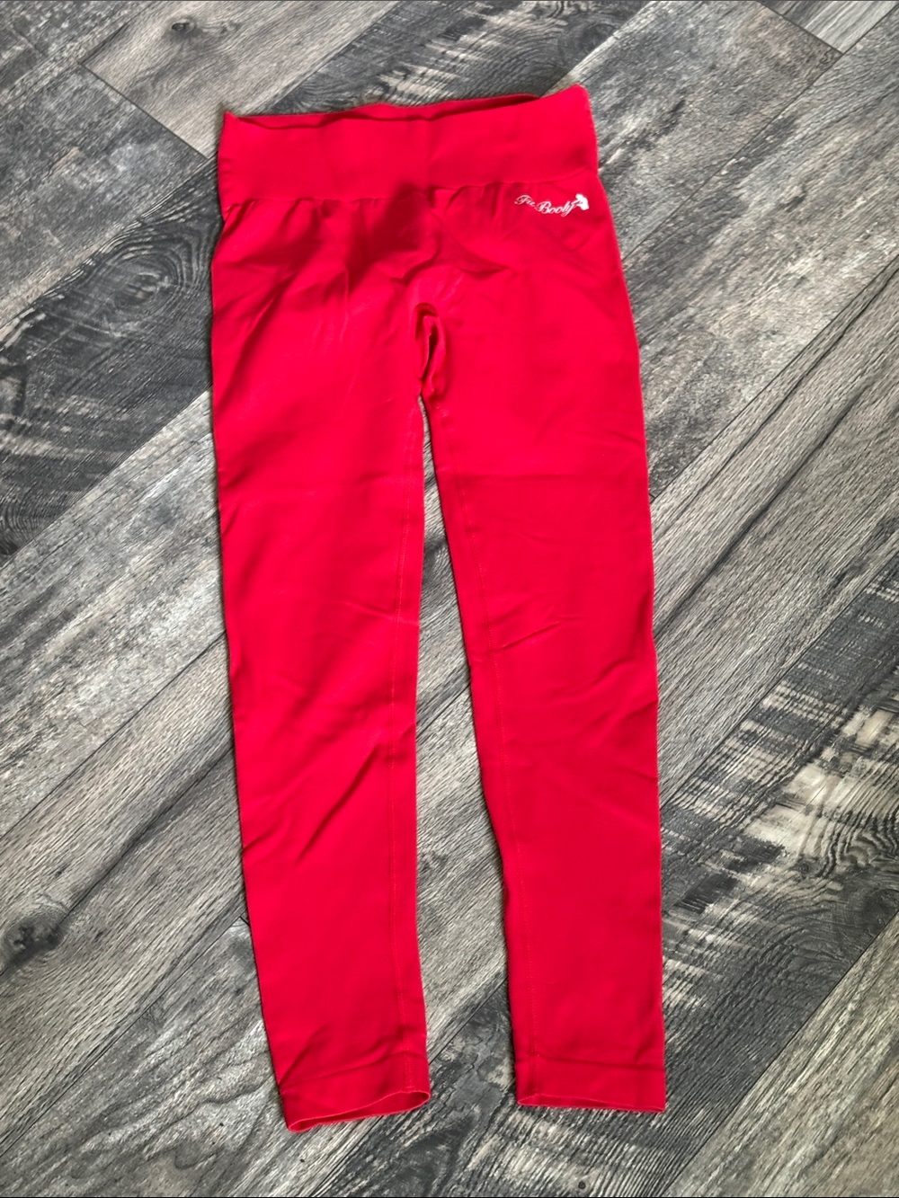 Women Red Active Leggings